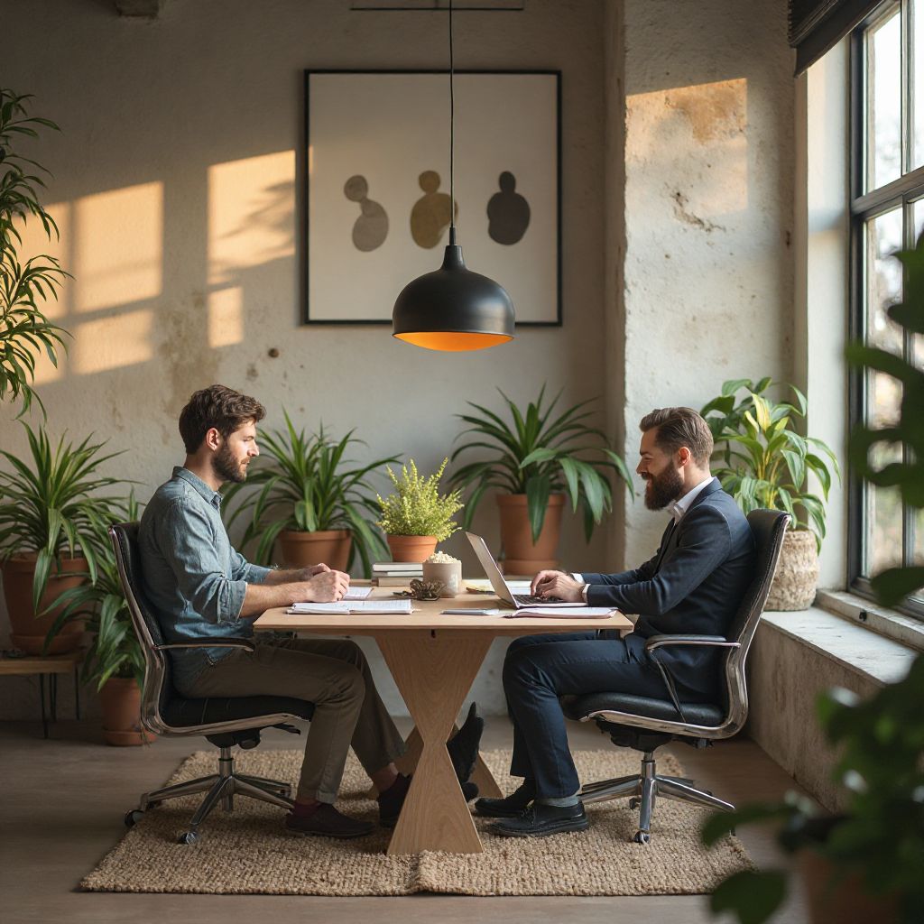 DoLessSaved team in their first office