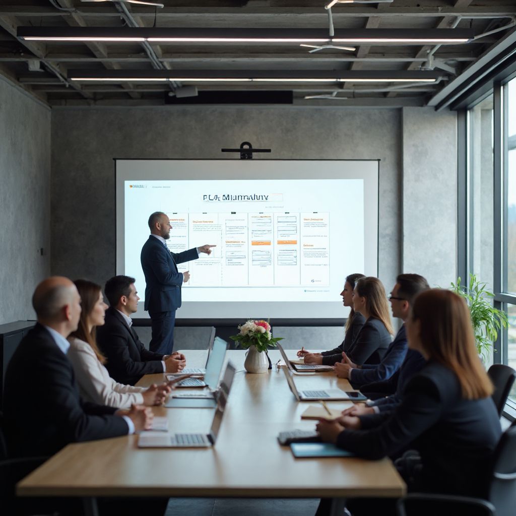 Corporate training session