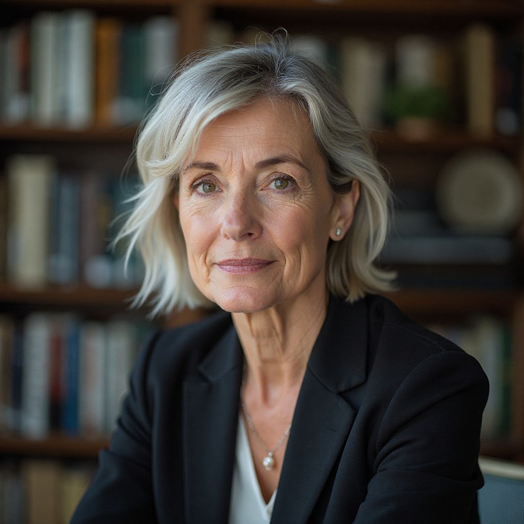 Graduate student studying